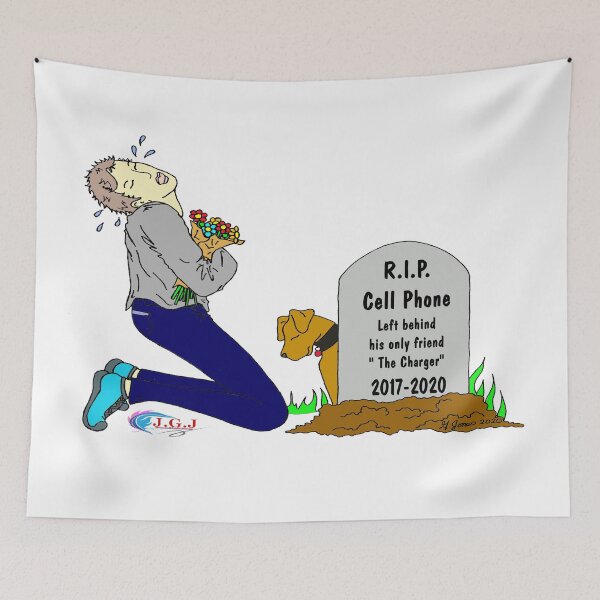 Item preview, Dead Cell Phone designed and sold by Jacklyn G.  Jones.
