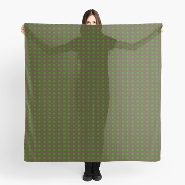 Kiwi Trois Petits Pois sur Brun Scarf