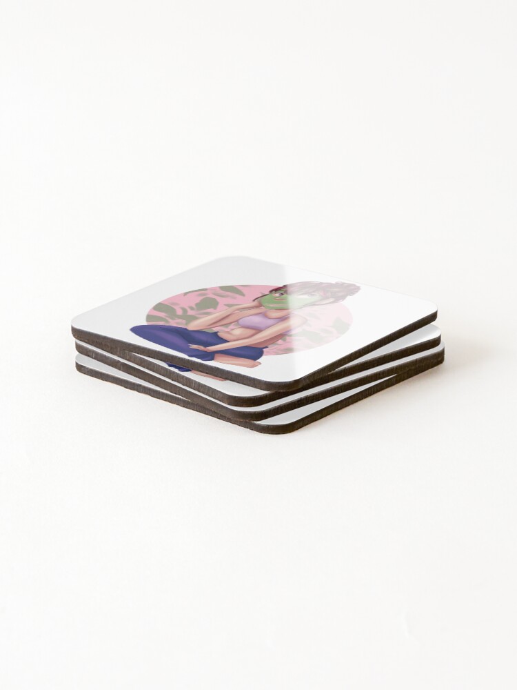 Thumbnail 4 of 5, Coasters (Set of 4), Evening Routine  designed and sold by TtheTree.