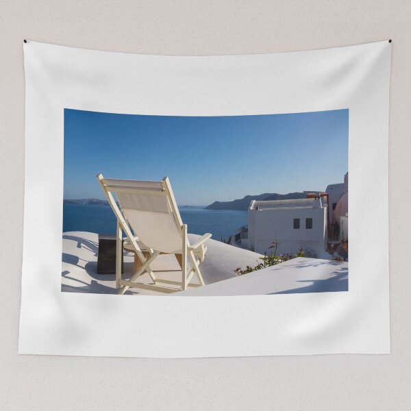 Item preview, White deck chair. designed and sold by Anne Scantlebury.