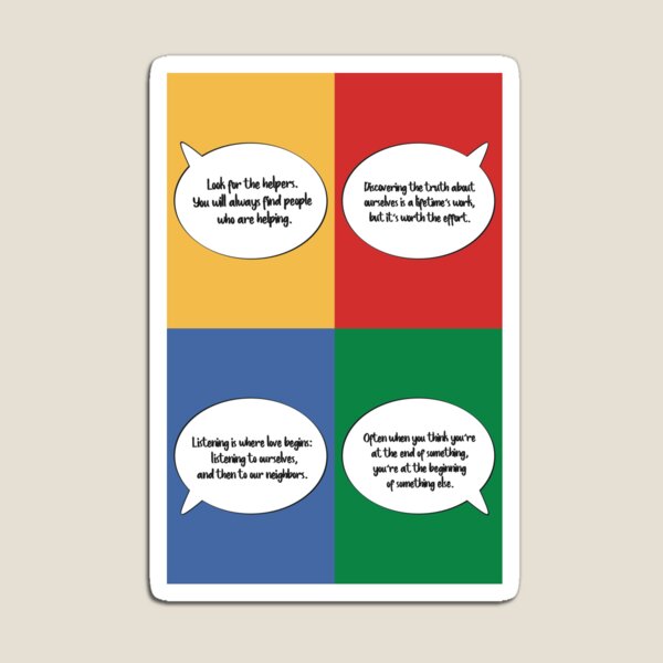 Item preview, Mister Rogers Quote Collection designed and sold by Paddock9Designs.