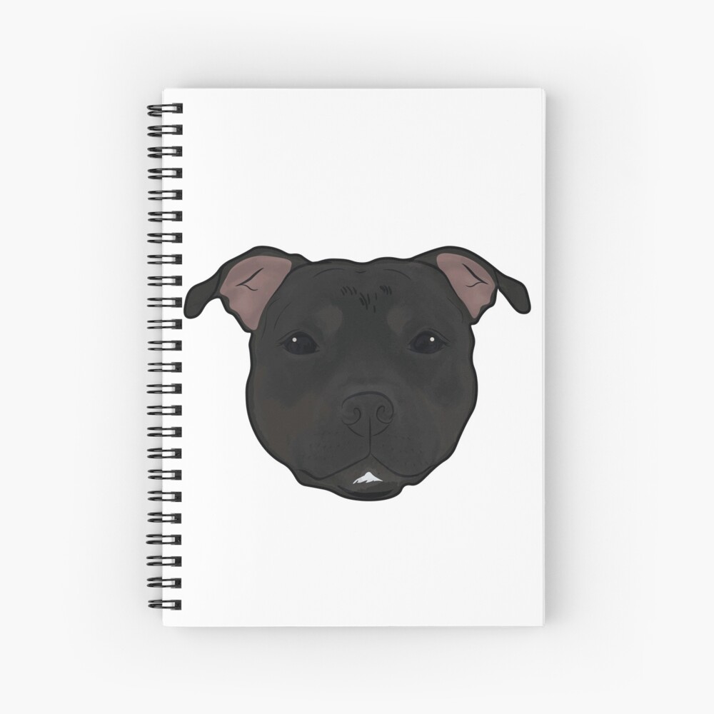 Staffordshire Bull Terrier Cute Face Art Print By Kristinln Redbubble