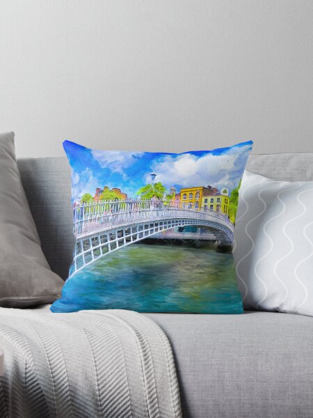 Item preview, The Ha'Penny Bridge - Historic Dublin Ireland Landmark designed and sold by Mark Tisdale Art.
