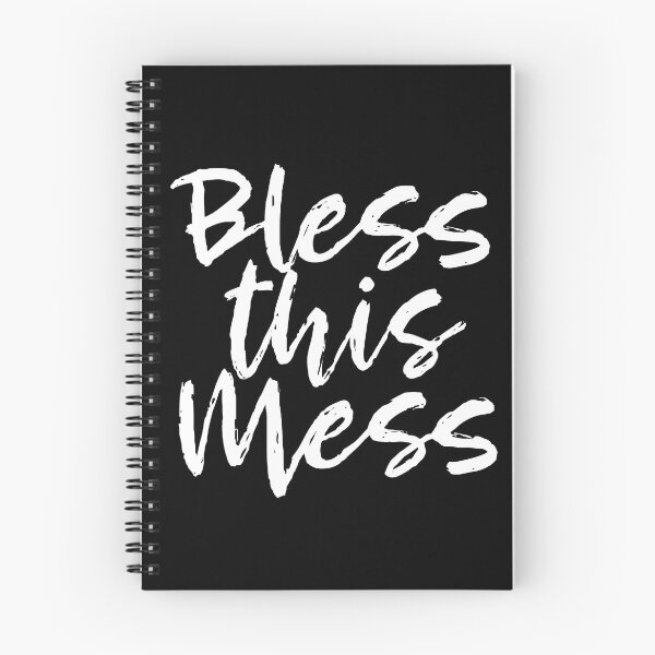 Item preview, Bless This Mess Black designed and sold by Ziya Blue.