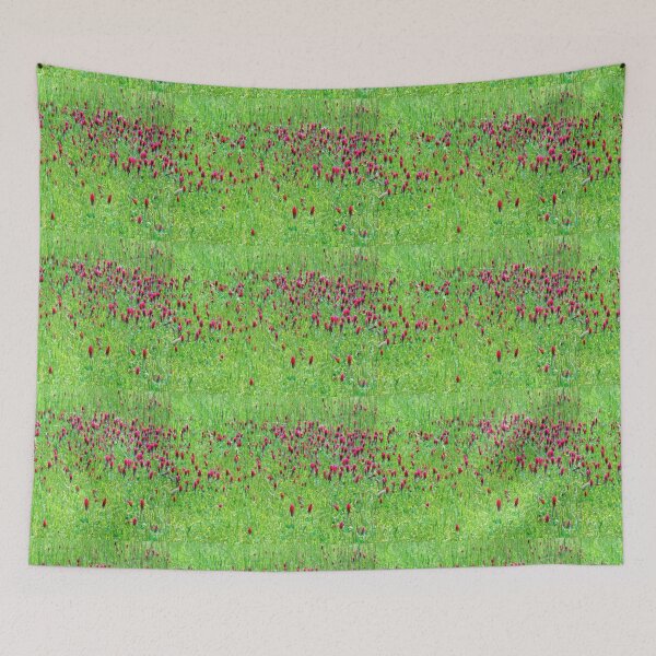 Item preview, Red Clover Field  designed and sold by Deborah Crew-Johnson.