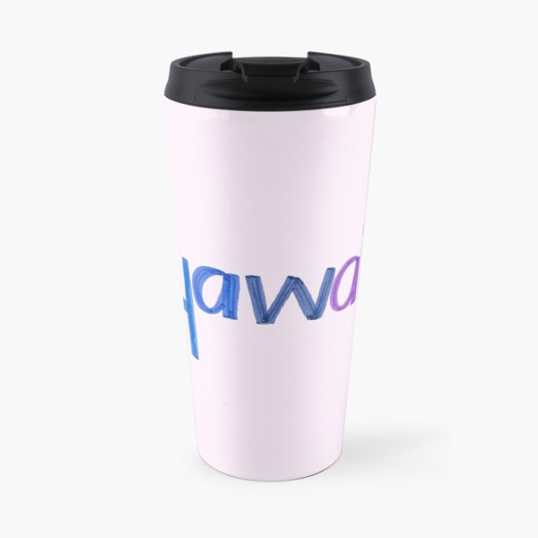Hawaii text Travel Mug