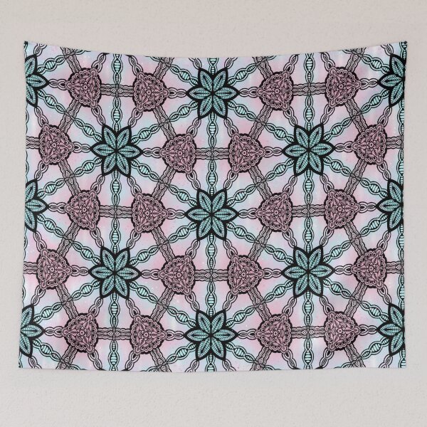 Item preview, Floral cobweb designed and sold by Nago-WhiteFont.