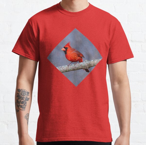 Diamond Cardinal bird mask Classic T-Shirt