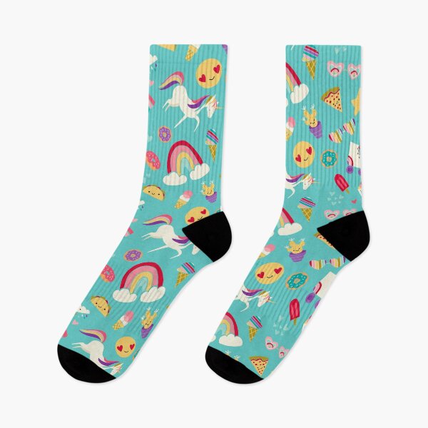 Item preview, Tween Girl Icons Rainbows Emojis Unicorns Roller Skates designed and sold by Heather Rosas.