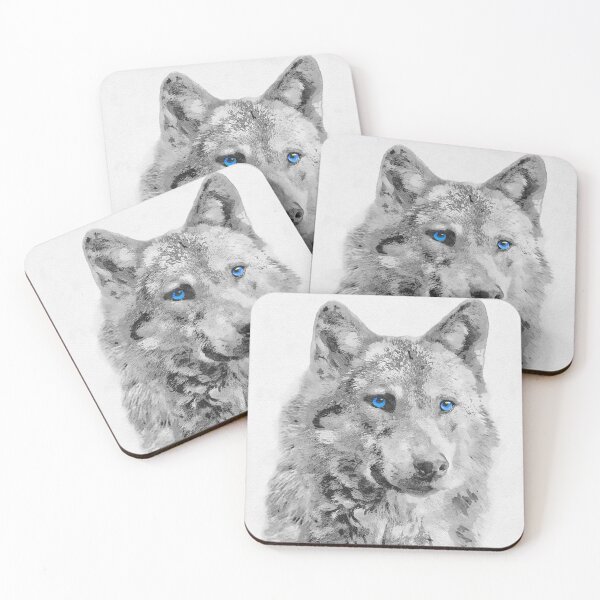 Item preview, Old Blue Eyes The Friendly Wolf designed and sold by artworld.
