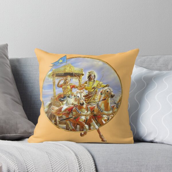 Item preview, Krishna & Arjuna in the Chariot with Painted Horses designed and sold by heartsforlove.