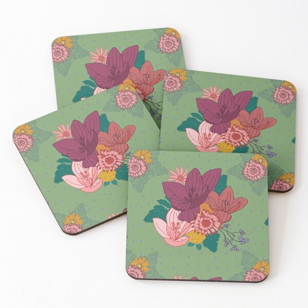 Item preview, "Elegant Floral Pattern" repeat pattern designed and sold by Sandra Vincent.