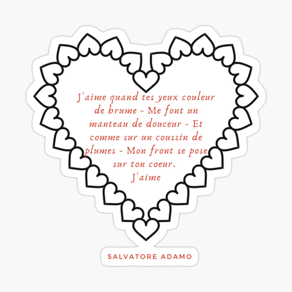 I Like It When Your Mist Colored Eyes Make Me A Coat Of Softness And As On A Cushion Of Feathers My Forehead Rests On Your Heart I Love Poster