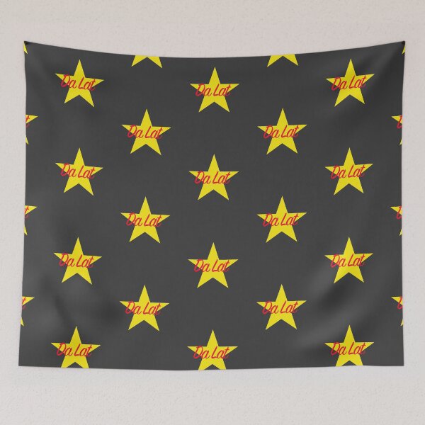 Item preview, Da Lat - Vietnam Yellow Star Script designed and sold by agsduy.