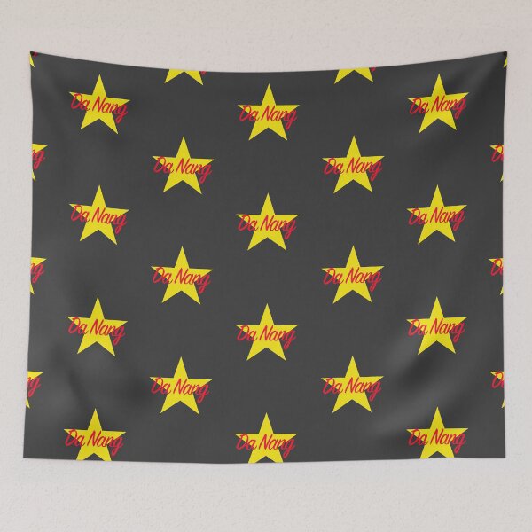 Item preview, Da Nang - Vietnam Yellow Star Script designed and sold by agsduy.