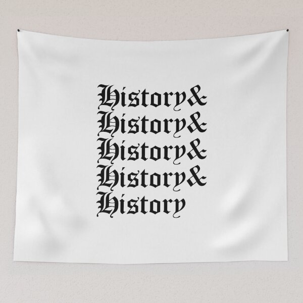 Item preview, History&History&History&History&History (Design #1, Black) designed and sold by Jericus De Gamuz.