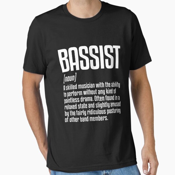 Artikel-Vorschau von Bassist Definition Bassinstrument Musiker, designt und verkauft von CLohrenz.