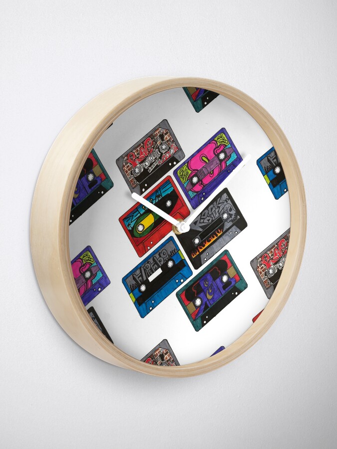 Alternate view of Cassette Tapes Clock