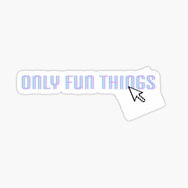 OFT vaporwave text Sticker