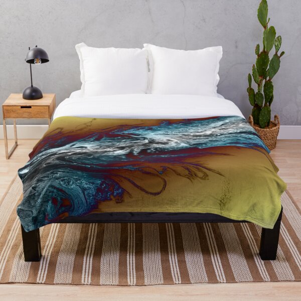 Cold Smoke Throw Blanket