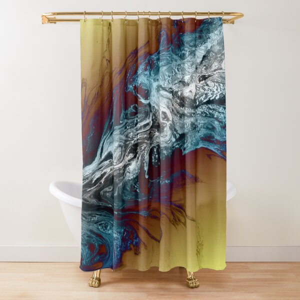 Cold Smoke Shower Curtain