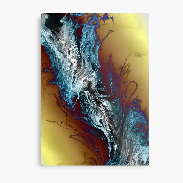 Cold Smoke Metal Print