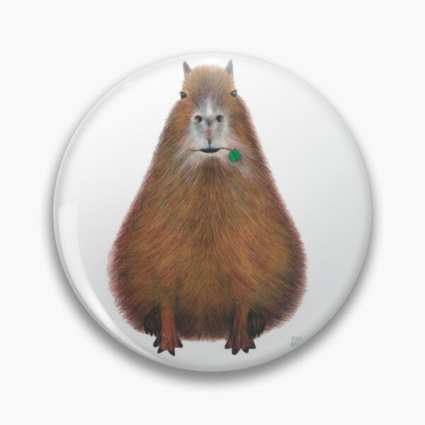 Item preview, Capybara high quality, hand made illustration designed and sold by lluviascendente.