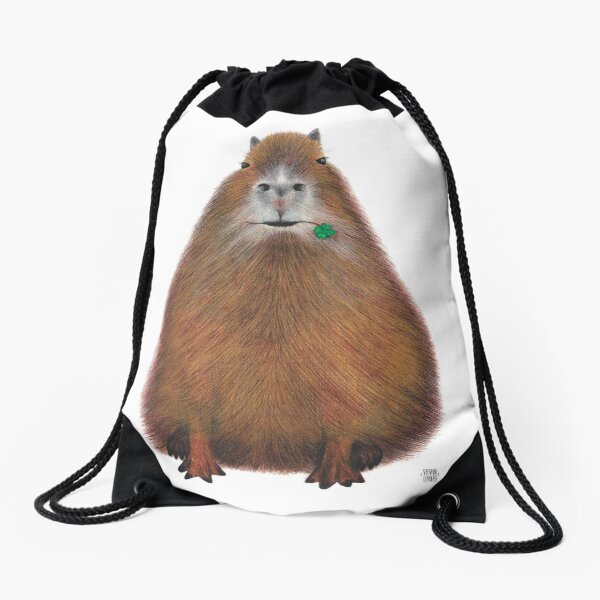 Item preview, Capybara high quality, hand made illustration designed and sold by lluviascendente.