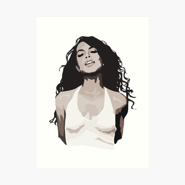 Babygirl BW Art Print