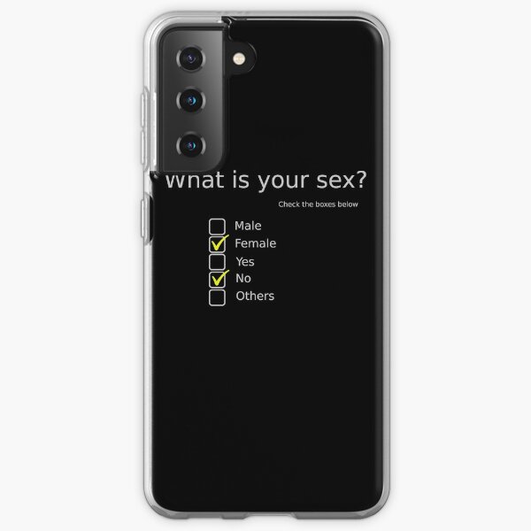 Choose Your Sex Female No Case Skin For Samsung Galaxy By New In Town Redbubble
