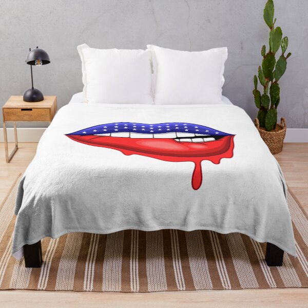 Item preview, American Flag Biting Lips designed and sold by Meliafroggy.