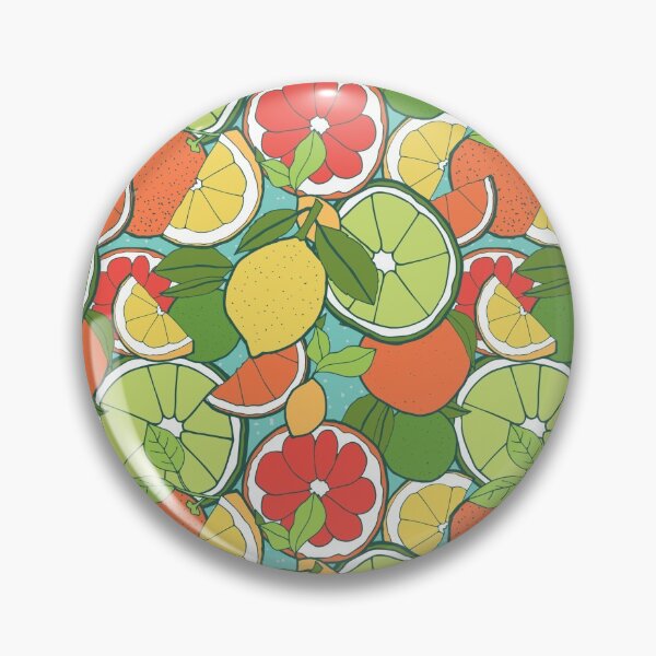 Item preview, "Citrus Fruit" repeat pattern designed and sold by Sandra Vincent.