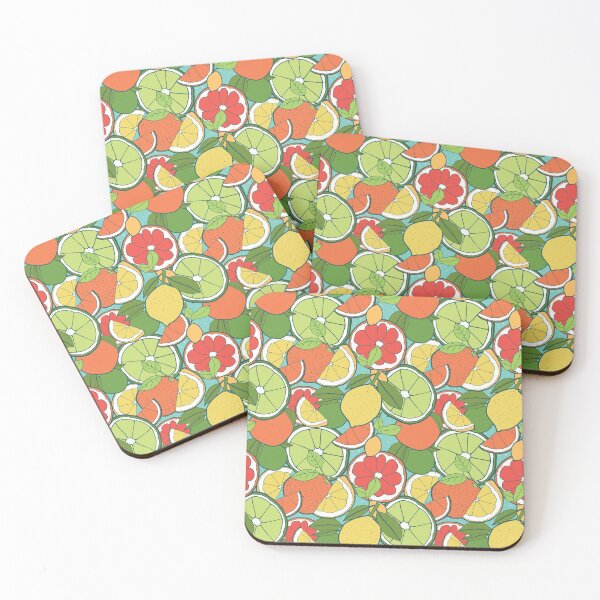 Item preview, "Citrus Fruit" repeat pattern designed and sold by Sandra Vincent.