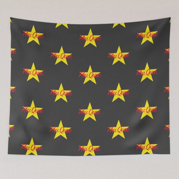 Item preview, Phu Quoc - Vietnam Yellow Star Script designed and sold by agsduy.