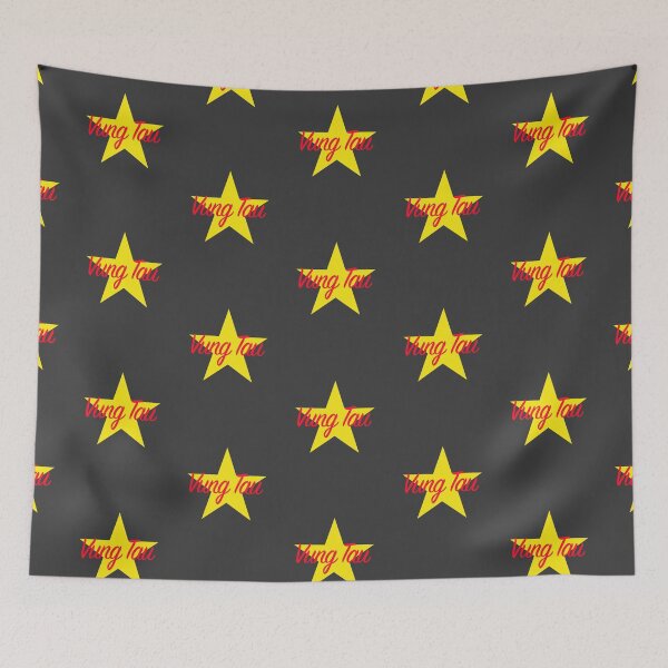 Item preview, Vung Tau - Vietnam Yellow Star Script designed and sold by agsduy.
