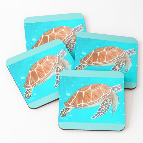 Item preview, Sea Turtle Painting designed and sold by Pickynikki.