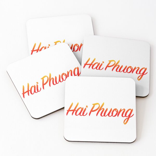 Item preview, Hai Phuong - Red Yellow Script designed and sold by agsduy.