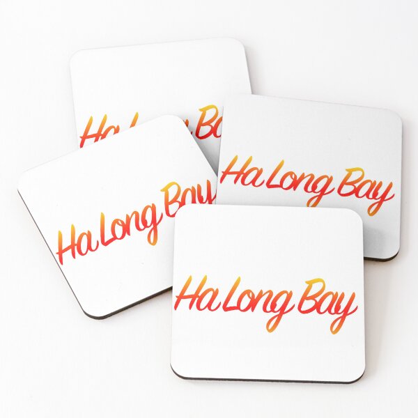 Item preview, Ha Long Bay - Red Yellow Script designed and sold by agsduy.
