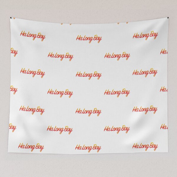 Item preview, Ha Long Bay - Red Yellow Script designed and sold by agsduy.