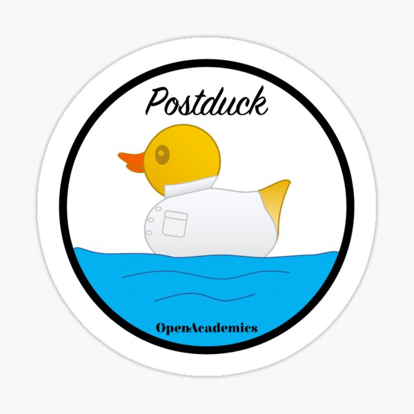 OpenAcademics Postduck Sticker