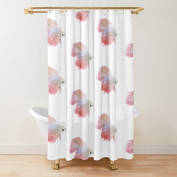 Sad Fish Shower Curtain
