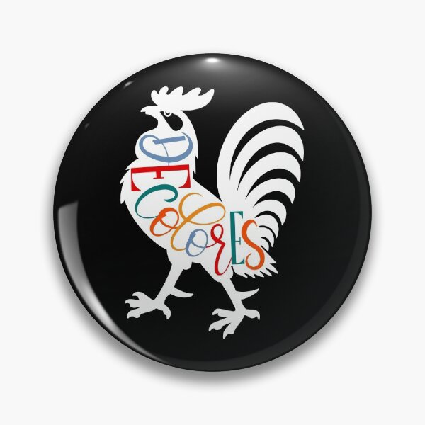 Item preview, Decolores Rooster White Silhouette  designed and sold by Gsallicat.