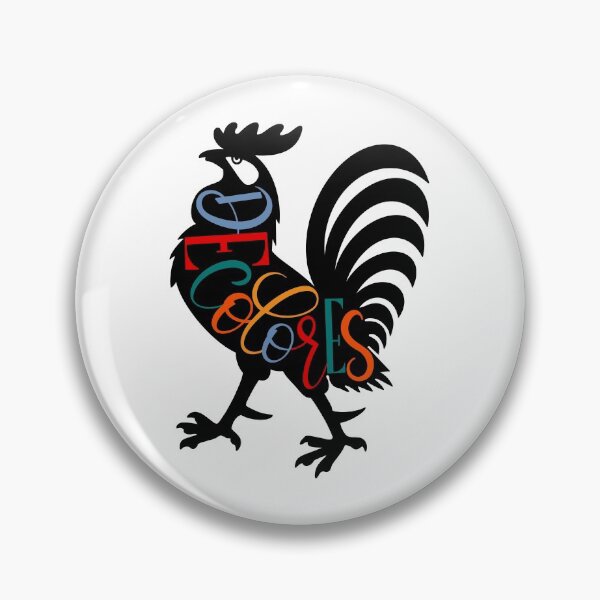 Item preview, Decolores Rooster Black Silhouette  designed and sold by Gsallicat.