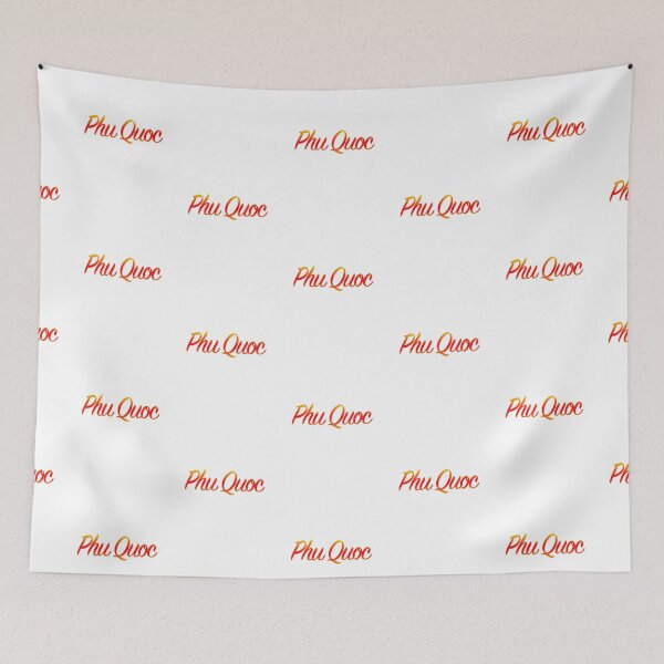 Item preview, Phu Quoc - Red Yellow Script designed and sold by agsduy.