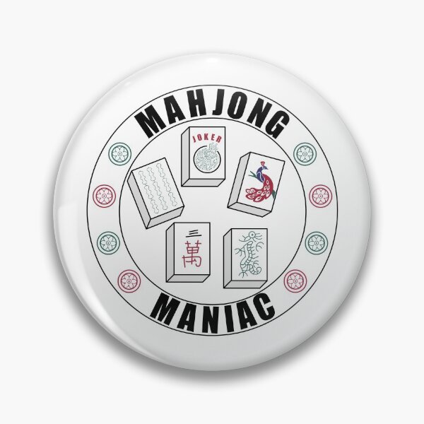 Item preview, Mahjong Maniac Design on White Background designed and sold by Gsallicat.
