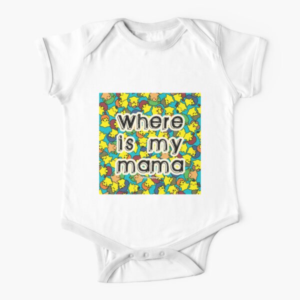 Welcome to SOCIAL MEDIA ERA - Where is my MAMA? Short Sleeve Baby One-Piece