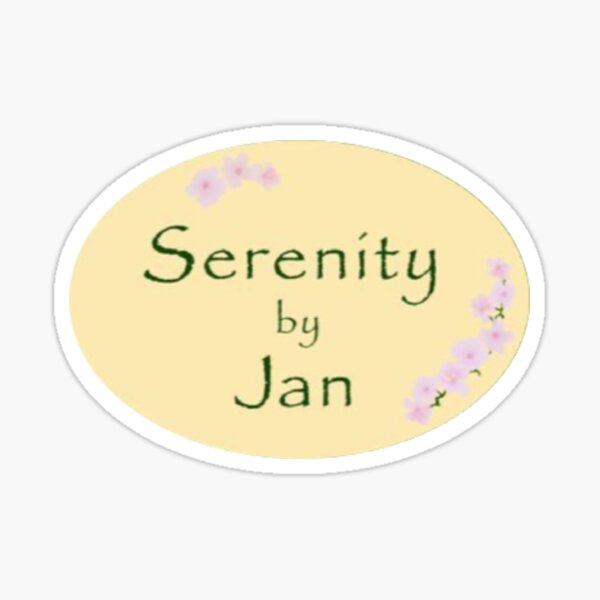 Vista previa del artículo con la obra «logotipo de serenity by jan», diseñado y vendido por sdklap.