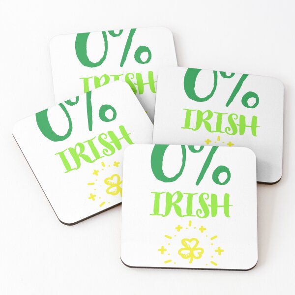 Item preview, Zero Percent Irish Funny Patrick's Day Gift Idea For 17th March designed and sold by Sutra-Lotus-Co.