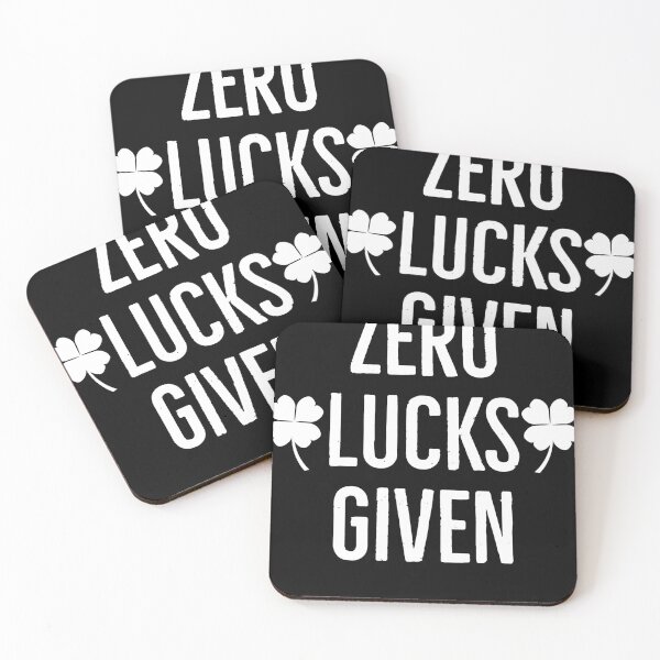 Item preview, Zero Lucks Given Funny Patrick's Day Gift Idea For 17th March designed and sold by Sutra-Lotus-Co.