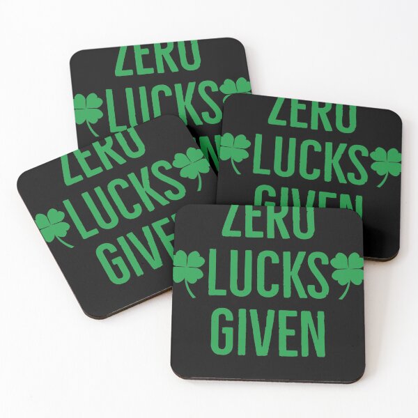 Item preview, Zero Lucks Given Funny Patrick's Day Gift Idea For 17th March designed and sold by Sutra-Lotus-Co.